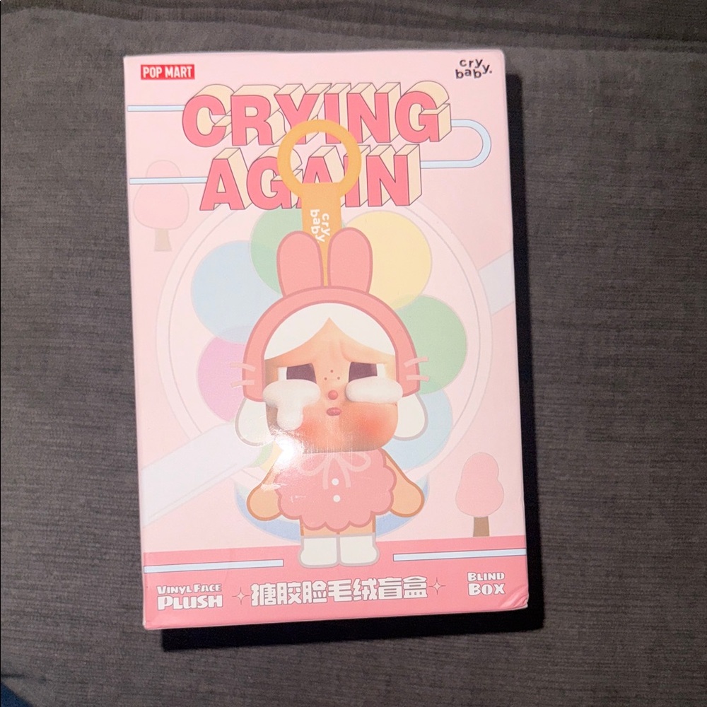 Pop Mart Crying Again Doll - Pink